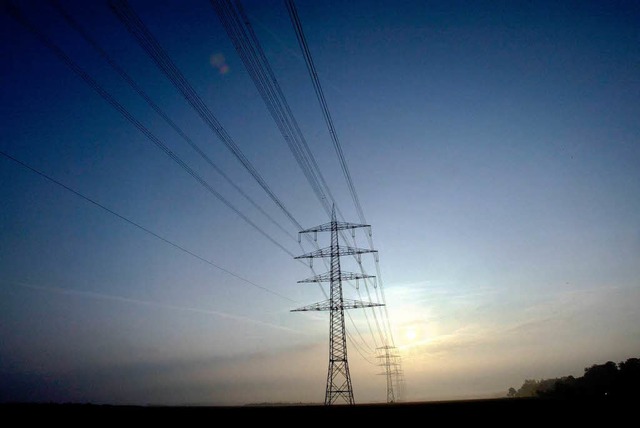 Durch die Badenova-Leitungen soll nur noch sauberer Strom flieen.  | Foto: ddp