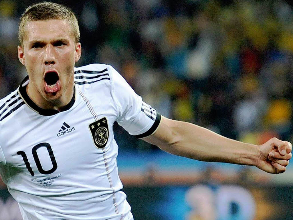 Mann des Spiels (ganz offiziell), Mann des Tages (eher inoffiziell): Lukas Podolski.