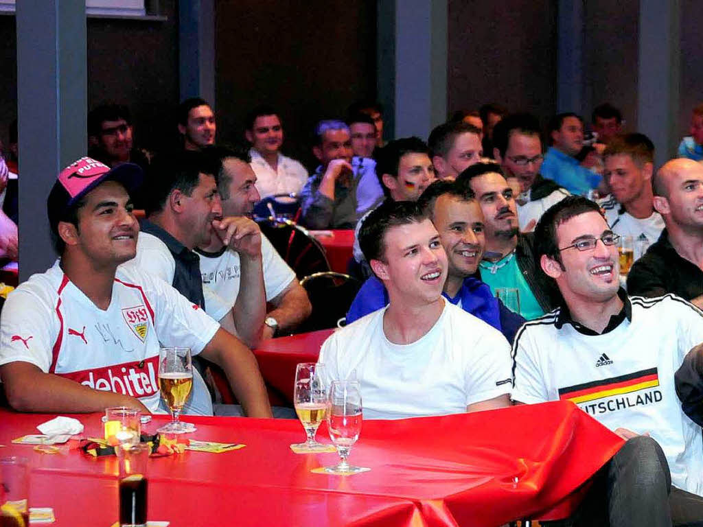 Public Viewing in Lahr: in der Tullastrae