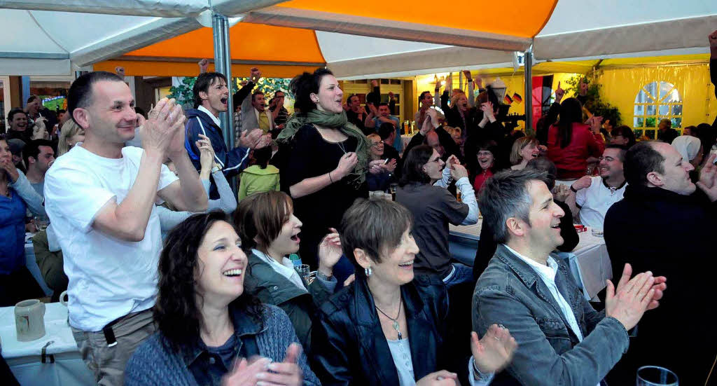 Public Viewing in Lahr: beim Zarko