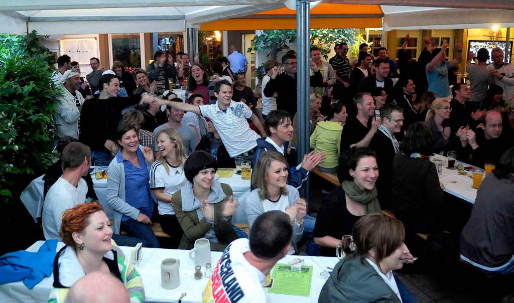 Public Viewing in Lahr: beim Zarko