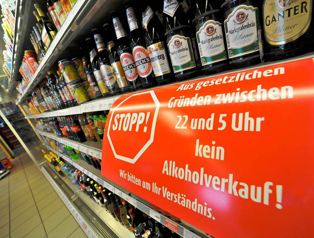 Verkaufsverbot von Alkohol nach 22 Uhr (1: ertrglich – 10: absolut nervig)