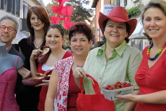 Die Besucher sehen rot