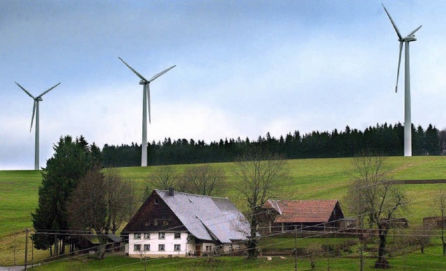 Rund um den Plattenhof am Kandel wird Windkraft schon genutzt.   | Foto: Archivfoto: ZTL