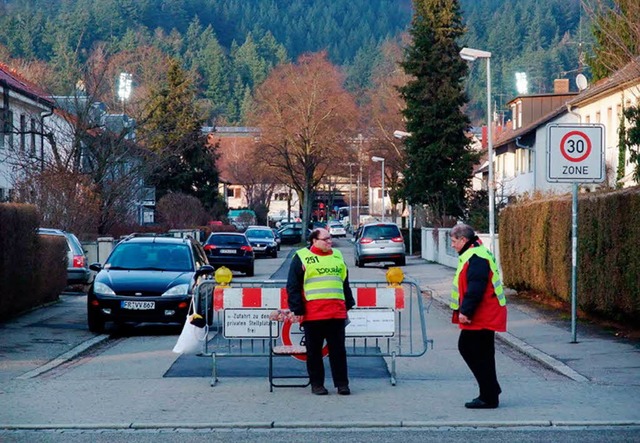 Knftig sollen SC-Ordner  noch mehr St...ang der Hansjakobstrae kontrollieren.  | Foto: Privat