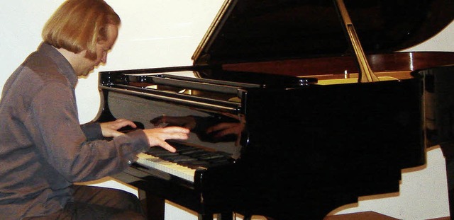 Virtuoses  Klavierkonzert: Tilman Krmer im  Stubenhaus   | Foto: Flier