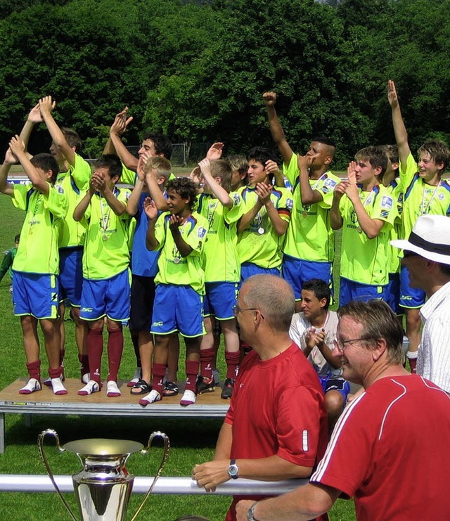 Erneut mit von der Partie beim interna...Titelverteidiger SV Waldhof Mannheim.   | Foto: ARCHIVFOTO: FC Wallbach