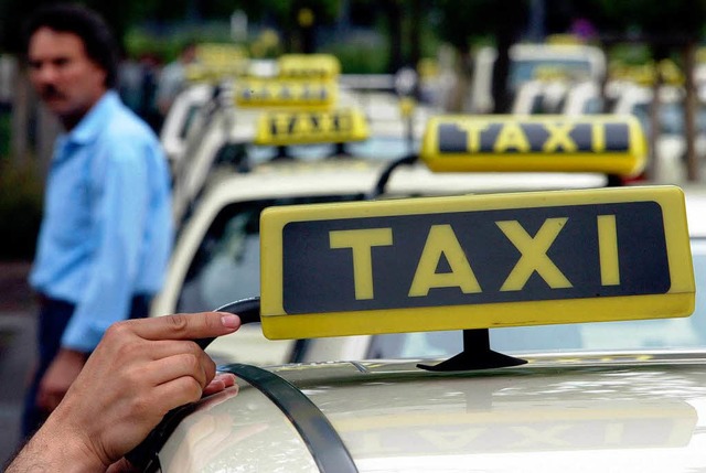 Sdbadische Taxifahrer knnen die Petition  nicht nachvollziehen.  | Foto: ddp