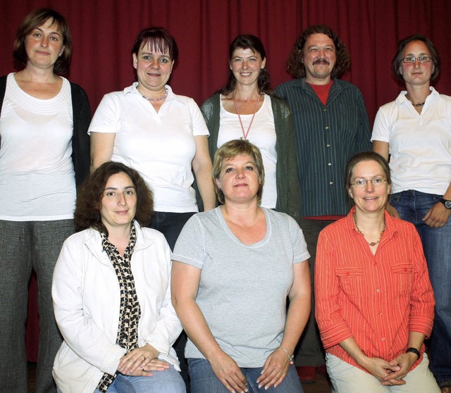 Der neuen Vorstand des Frdervereins: ...to, Verena Grether und Silke Lffler.   | Foto: Fabry