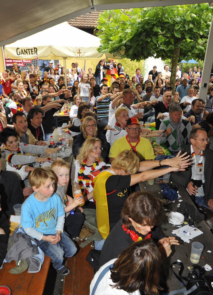 Im Ganter-Biergarten