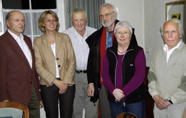 Die UAK-Vorsitzenden Peter Sonntag und... Gaebeler aus dem Umweltarbeitskreis.   | Foto: jul