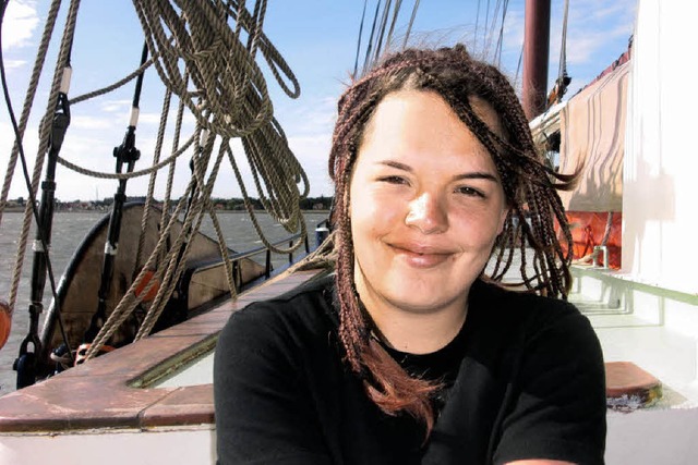 Henriette auf dem Segelschiff  | Foto: Marcus Seuser