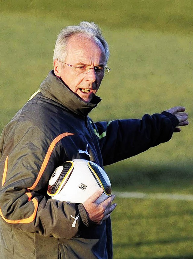 Da geht&#8217;s lang: Sven-Gran Eriksson  | Foto: afp