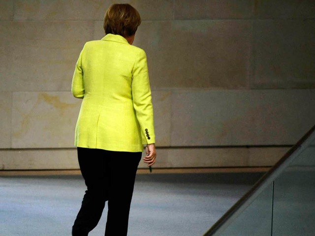 Im ZDF-Politbarometer strzt Merkel ab.  | Foto: ddp