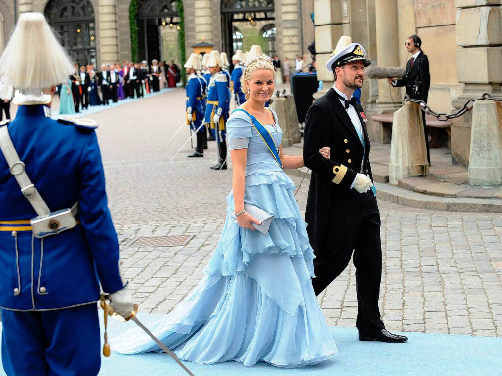 Norwegens Kronprinzessin Mette-Marit und Kronprinz Haakon.