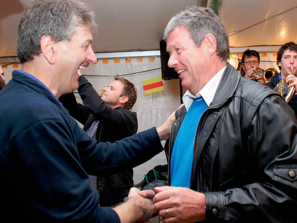 Dirigent Georg Seidler und Bürgermeister Erich Kiefer Dirigent Georg Seidler und Bürgermeister Erich Kiefer