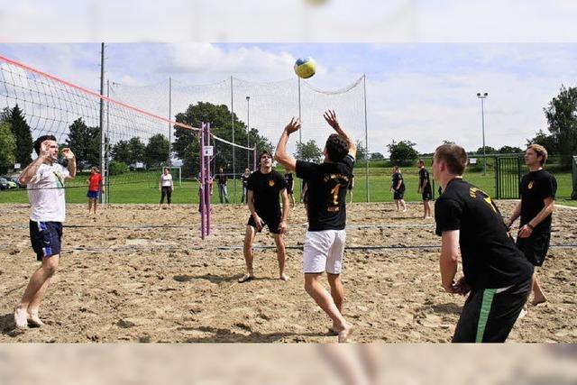 Sportliches Vergngen wie am Strand