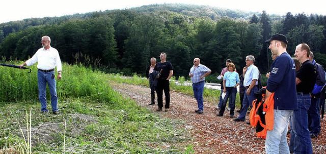 Jahresdeponiegesprch auf dem Scheinberg  | Foto: Heiner Fabry