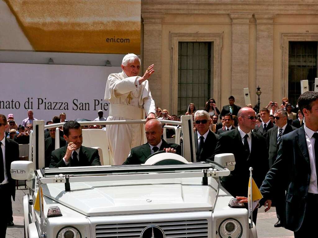Der Papst kommt.
