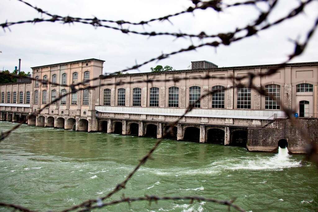 Das erste große Flusskraftwerk Europas. Das erste große Flusskraftwerk Europas.