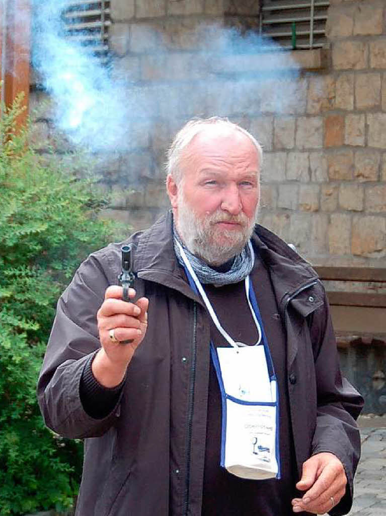 Arno Landerer gibt den Startschuss. Arno Landerer gibt den Startschuss.