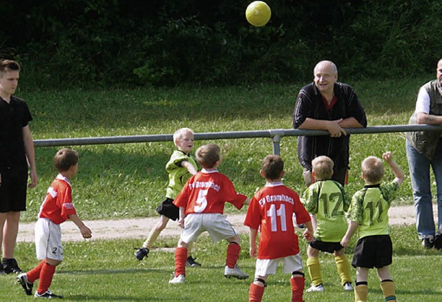 In Haagen spielt der Lrracher Fuballnachwuchs um den Titel Stadtmeister.   | Foto: BZ