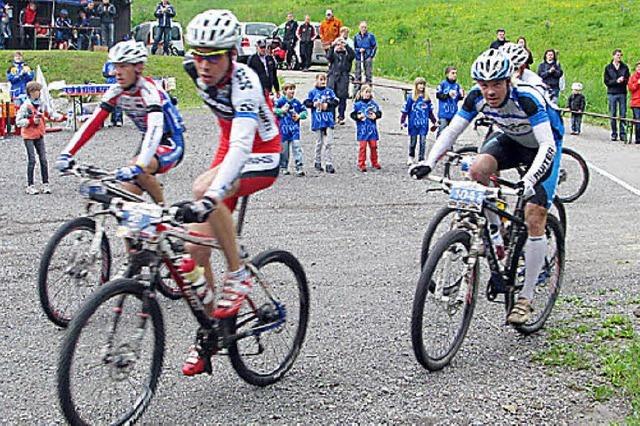 In Bernau gab’s für die Biker eine Stärkung