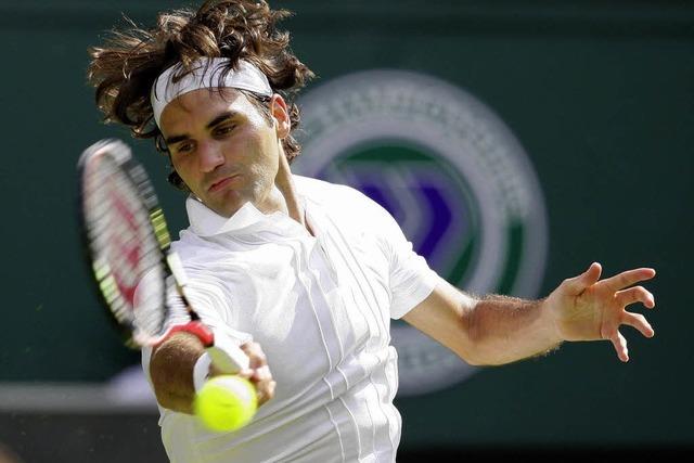 Wimbledon: Knig Federer wankt
