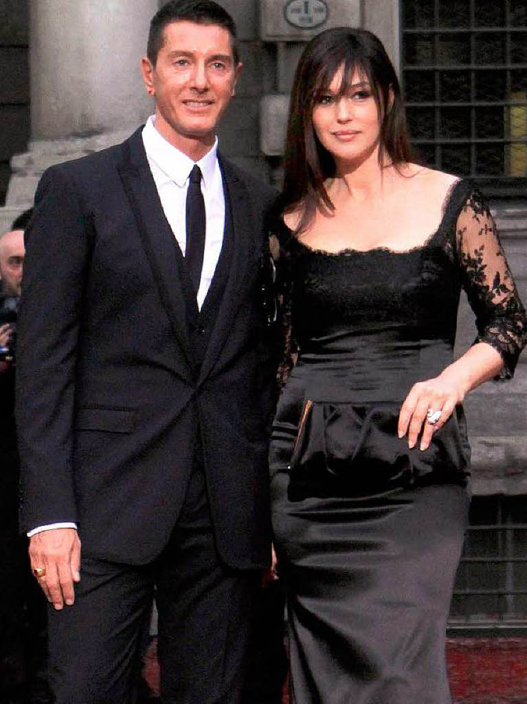 Stefano Gabbana und Monica Bellucci
