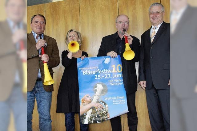 Auch beim Blserfestival darf die Vuvuzela nicht fehlen