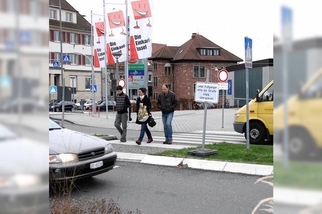 Ab heute Fugngerampel am Kreisel