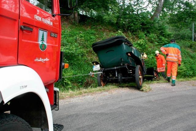 Elektro-Oldtimer: Unfallursache weiter unklar