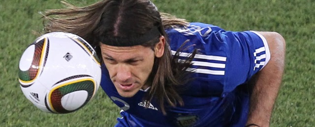 Ein Mnchner trifft fr Argentinien: Martin Demichelis   | Foto: afp