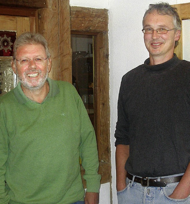 Die Initiatoren Walter Kmmerling und Stephan Harder   | Foto: Ehrlich