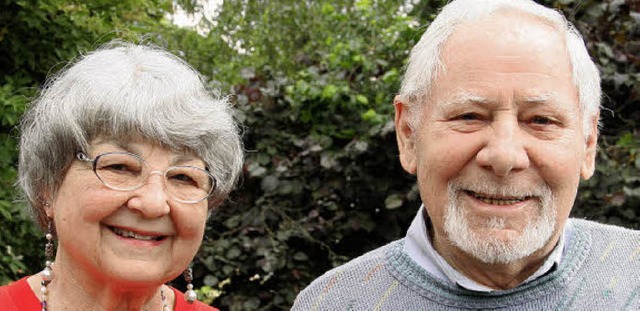 Yvonne und Werner Richter feiern heute...ohannimrt 1960 haben sie geheiratet.   | Foto: Martina Weber-Kroker