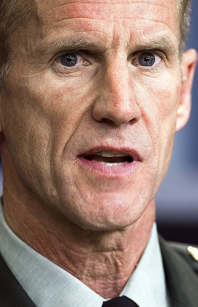 General McChrystal uerte sich abfllig ber die Regierung.   | Foto: AFP