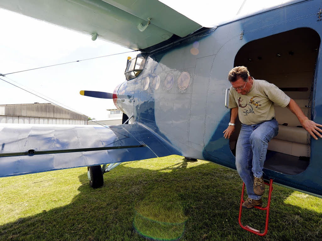 Die Antonov An-2R – eine imposante Erscheinung in Freiburg