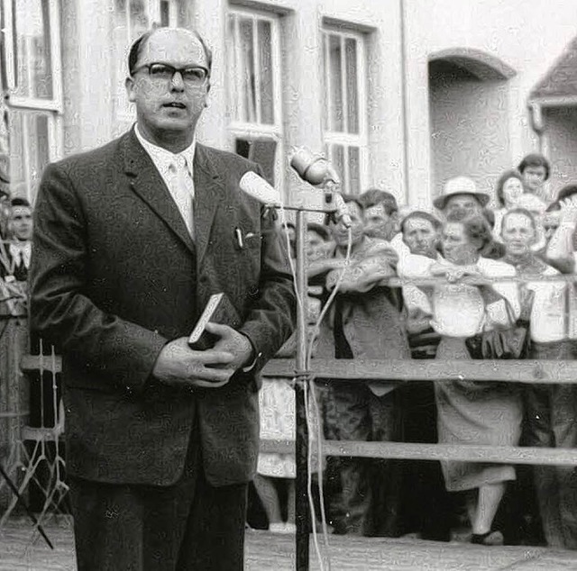 Ernst Lffel war von 1945 bis 1969 der...in dieser Zeit viel fr die Gemeinde.   | Foto: Privat