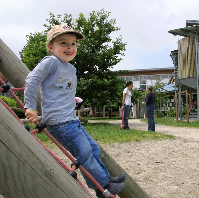 Die Kindergartenbeitrge in Bad Krozin...rbst nach einem neuen Modell erhoben.   | Foto: Markus Donner