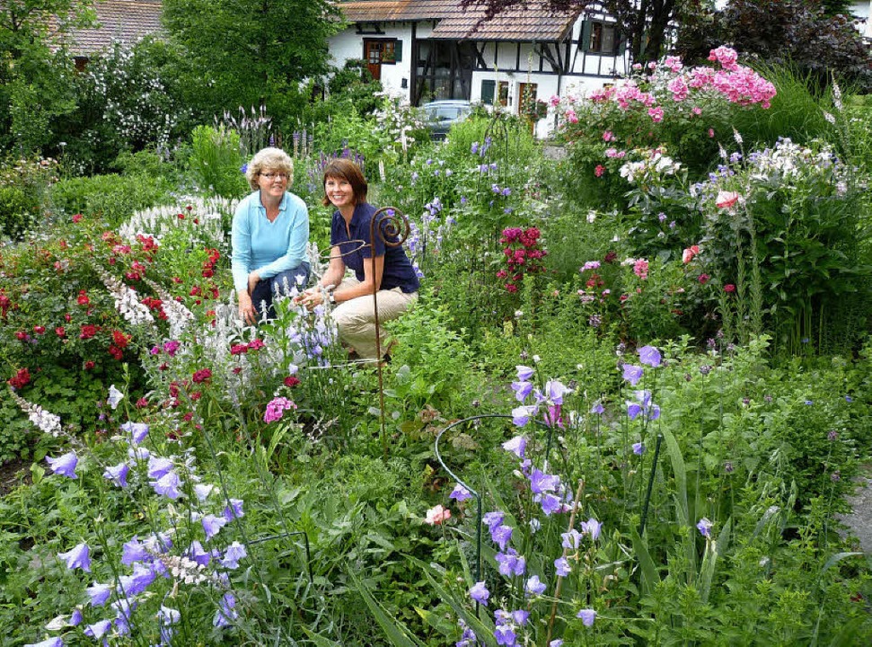 Gartenwettbewerb Romantik in einem harmonischen Naturpark
