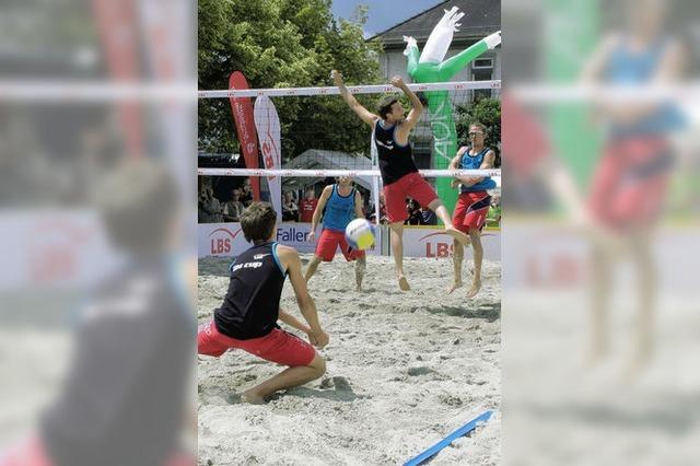 Schopfheims Marktplatz wird zum Strand