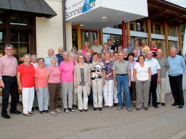 Zufriedene Reisegruppe aus Wattwil (CH... und auf Wandertouren bestens betreut.  | Foto: Wilfried Dieckmann