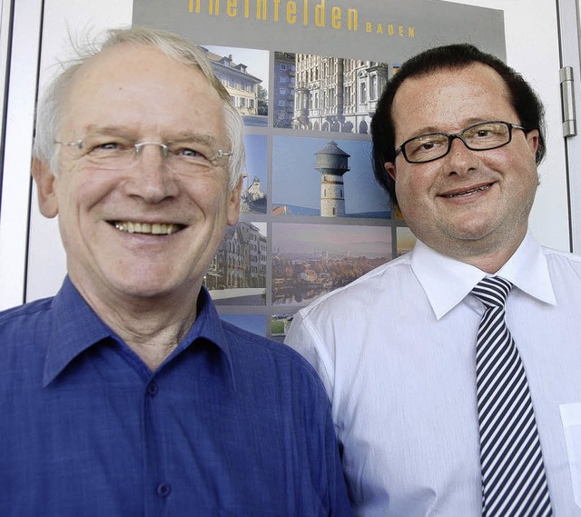 Wollen den Markt fr gewerbliche Immob...erer Manfred Gollin und Wihelm Stoll.   | Foto: Ingrid bhm-jacob