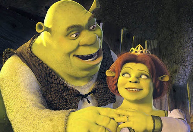 Shrek mit seiner Ehefrau  | Foto: ddp