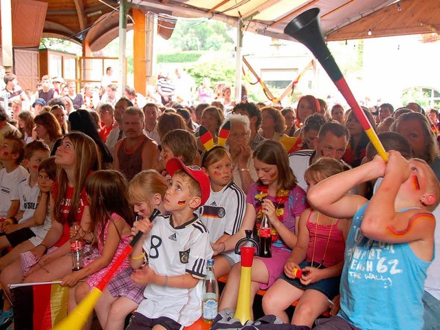 Public Viewing in St. Blasien  | Foto: kathrin Blum