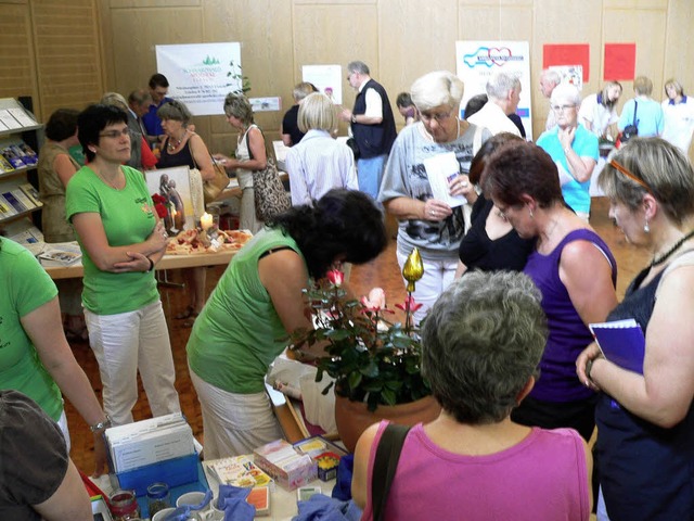 Viel Interesse gab&#8217;s fr den  &#8222;Markt der Mglichkeiten&#8220;.   | Foto: Kurt Meier