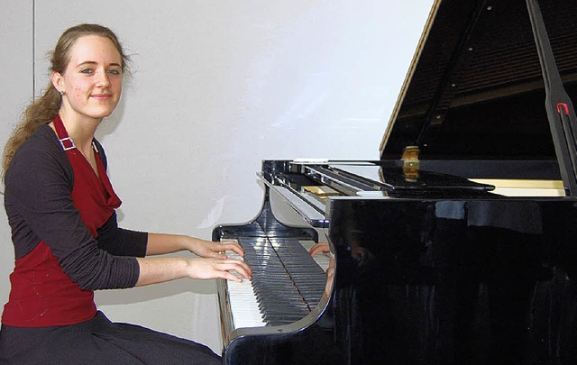 Musik ist ihr Leben:  Gabriela Fahnens...usste    im Schlssle zu begeistern.    | Foto: Melanie Dramac