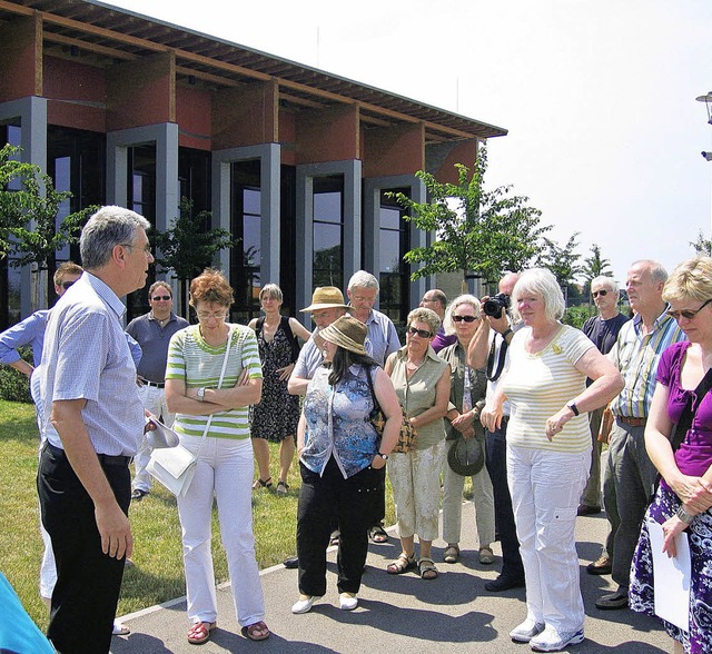 In Heitersheim  wurden  die  Teilnehme...in Empfang genommen und informiert.     | Foto: Ingeborg Grziwa