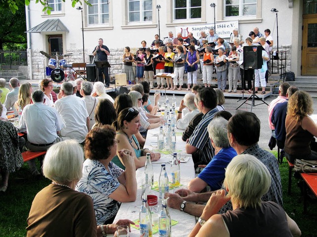 Der Museumsgarten in Efringen-Kirchen ... Hitze ein idealer Veranstaltungsort.   | Foto: Schtz