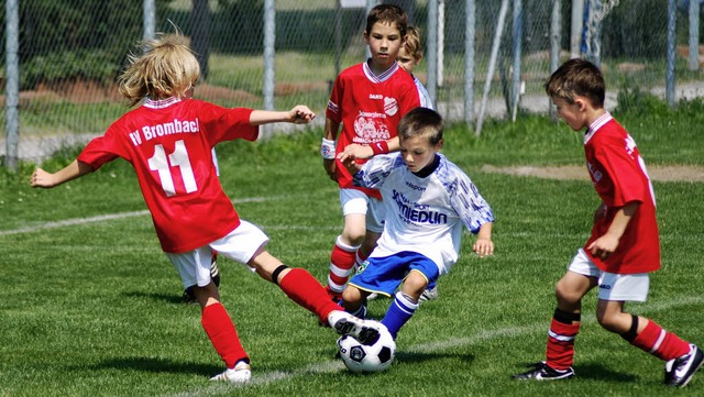 Die kleinen Kicker gro in Form bei de...ften mit internationaler Beteiligung.   | Foto: Mink